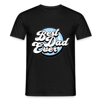 Vatertag Herrentag Männertag Papa ist der Beste - Männer T-Shirt - Schwarz - Vorne - AI Model Male 178 light (178cm)