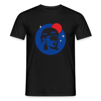 "PHOTON" - Quantenbeobachter, Quantenphysik Nerd - Männer T-Shirt - Schwarz - Vorne - AI Model Male 178 light (178cm)