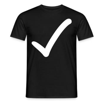 Hook Emoji Sketch Dessin - T-shirt homme - noir - Devant - AI Model Male 178 light (178cm)