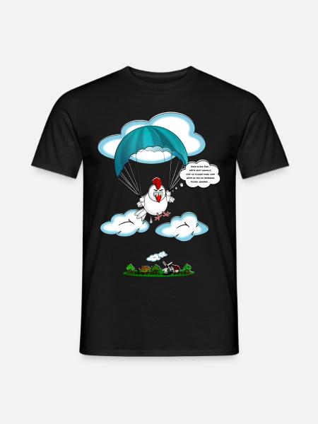 Oben geblieben ist....Nr. 2 für dunkle Textilien - Männer T-Shirt - Schwarz