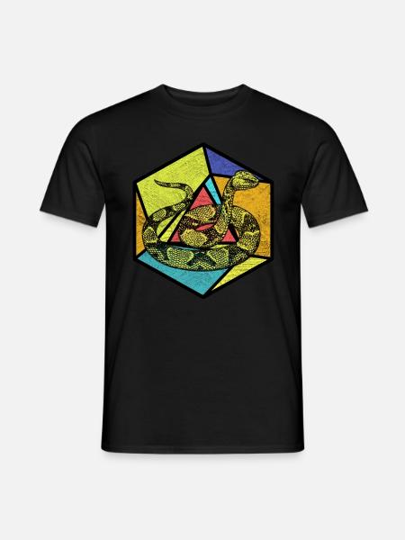 Snake - Men's T-Shirt - black