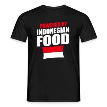 Indonésie drapeau Bali - T-shirt homme - noir - Devant - AI Model Male 178 light (178cm)