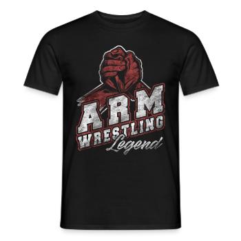 Arm Catcher Bracelet Bracelet Retro Vintage Cadeau - T-shirt homme - noir - Devant - AI Model Male 178 light (178cm)