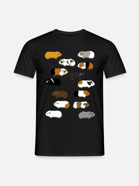 14 Meerschweinchen - Männer T-Shirt - Schwarz