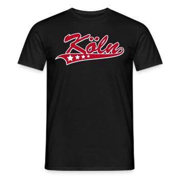 cologne - T-shirt homme - noir - Devant - AI Model Male 178 light (178cm)