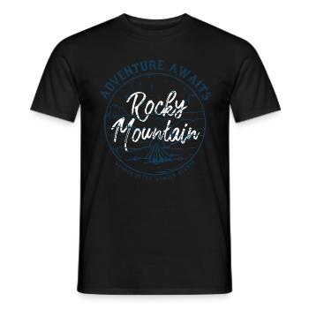 Nuit dans le désert - T-shirt homme - noir - Devant - AI Model Male 178 light (178cm)