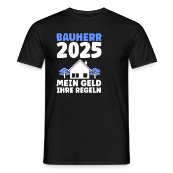 Bauherr Traumhaus Bauherrin Geschenk - Männer T-Shirt - Schwarz - Vorne - AI Model Male 178 light (178cm)