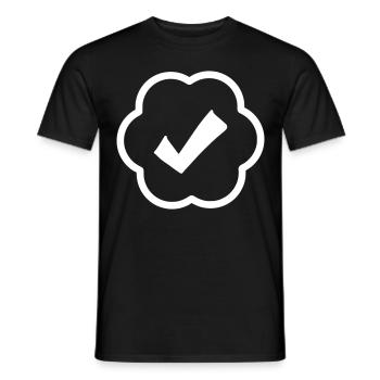Hook Emoji Sketch Dessin - T-shirt homme - noir - Devant - AI Model Male 178 light (178cm)