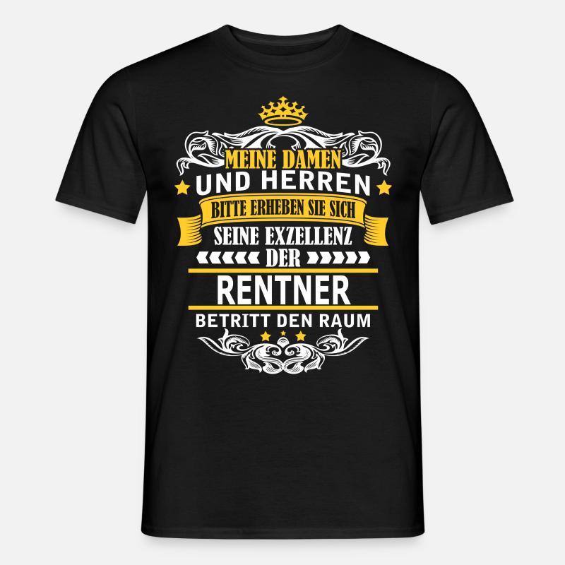 RENTNER - Männer T-Shirt - Schwarz