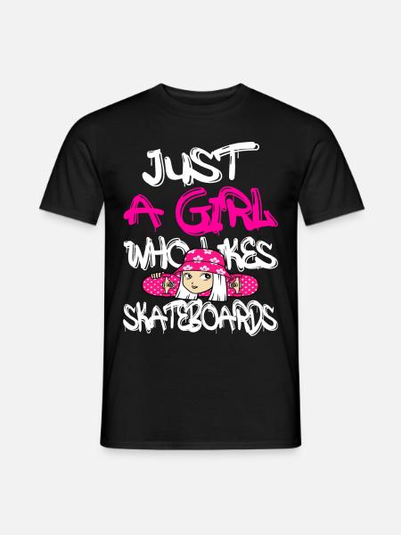 Skateboard Skater Skateboarding Gift - Men's T-Shirt - black