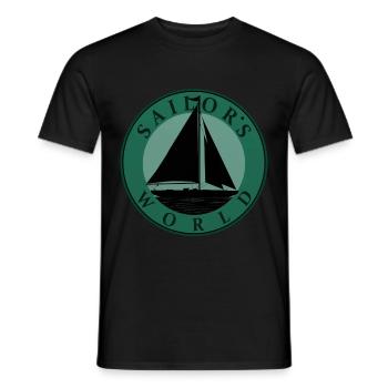 Segeln, Segelschiff, Anker, Geschenk, Shirt, Boot - Männer T-Shirt - Schwarz - Vorne - AI Model Male 178 light (178cm)