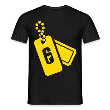 Rainbow six siege, Pro league, Renown Icon - T-shirt homme - noir - Devant - AI Model Male 178 light (178cm)