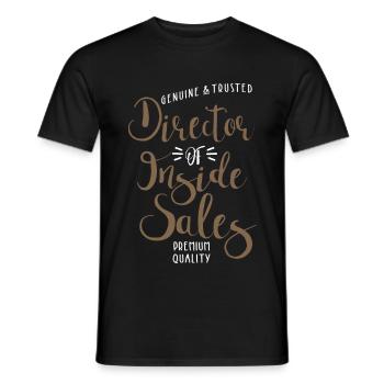 Director Of Inside Sales - Men's T-Shirt - black - Front - AI Model Male 178 light (178cm)
