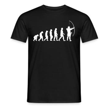 Bow and arrow archer archery archery archery archery archer - Men's T-Shirt - black - Front - AI Model Male 178 light (178cm)