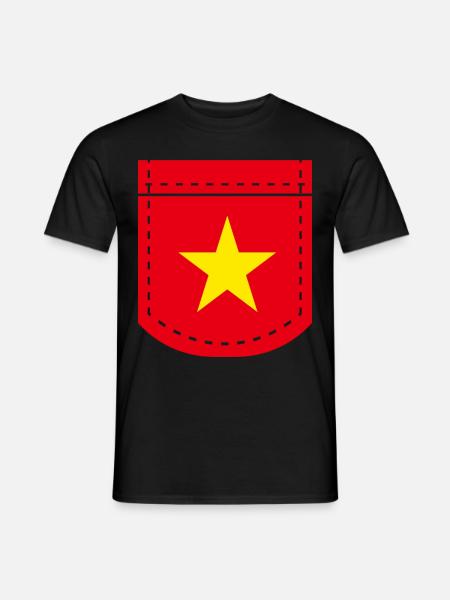 Vietnam - Männer T-Shirt - Schwarz