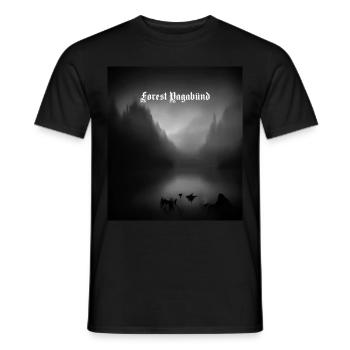 Lac et mystère - T-shirt homme - noir - Devant - AI Model Male 178 light (178cm)