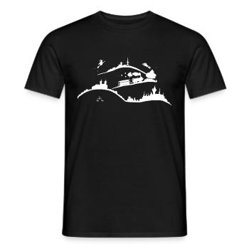 Doris Brocken transp02blanc - T-shirt homme - noir - Devant - AI Model Male 178 light (178cm)