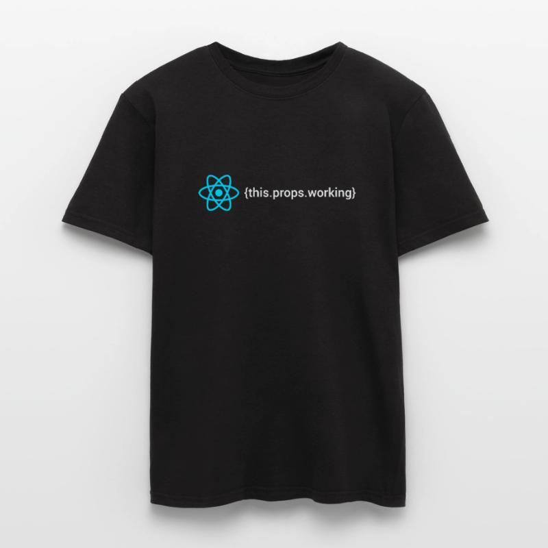 React - this.props.working Men's T-Shirt