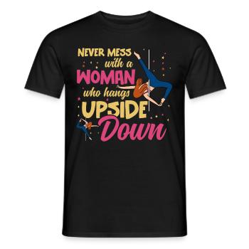 Pole Dance Tanzen Pole Dance Tänzerin - Männer T-Shirt - Schwarz - Vorne - AI Model Male 178 light (178cm)