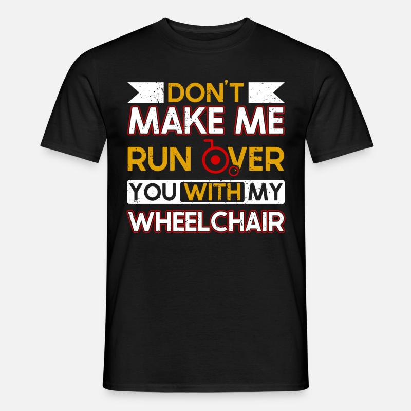 Rollstuhl Beinamputation Bewusstsein Amputation - Männer T-Shirt - Schwarz