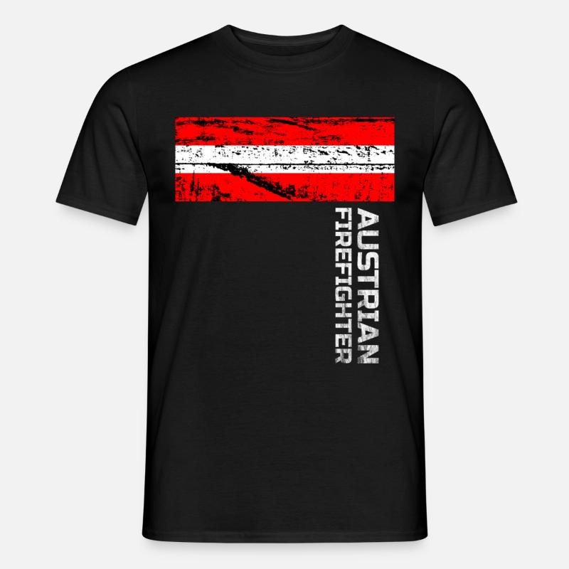 Pompier autrichien ONE - T-shirt homme - noir