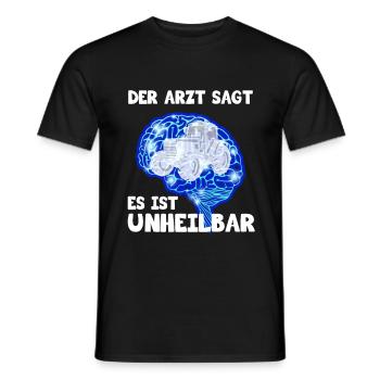 Traktor Trekker Landwirt Bauer - Männer T-Shirt - Schwarz - Vorne - AI Model Male 178 light (178cm)