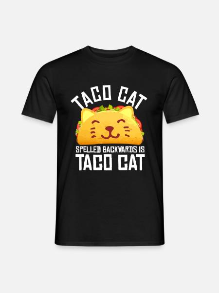 Taco Cat - Men's T-Shirt - black