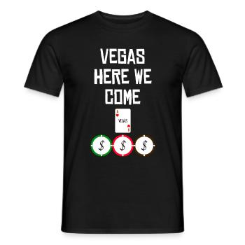 LAS VEGAS - T-shirt homme - noir - Devant - AI Model Male 178 light (178cm)
