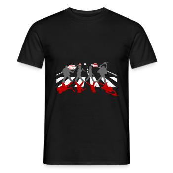 Killer Halloween Cool Funny Graphic - Men's T-Shirt - black - Front - AI Model Male 178 light (178cm)