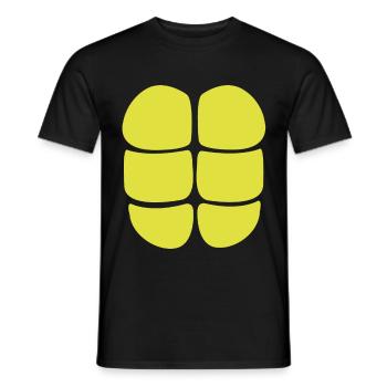 turtle - Men's T-Shirt - black - Front - AI Model Male 178 light (178cm)