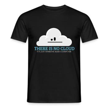 Il n’y a pas d’humour Cloud Tech drôle - T-shirt homme - noir - Devant - AI Model Male 178 light (178cm)