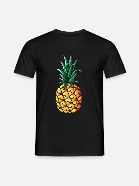 T-shirt avec costume d'ananas ananas pour femme ananas - T-shirt homme - noir