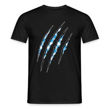 Bayrische Seele Bayern im Blut - Männer T-Shirt - Schwarz - Vorne - AI Model Male 178 light (178cm)