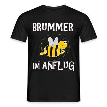 Brummer Im Anflug Pummel Hummel Imker Bienen Honig - Männer T-Shirt - Schwarz - Vorne - AI Model Male 178 light (178cm)