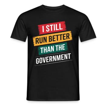 Amputation Behinderung - Männer T-Shirt - Schwarz - Vorne - AI Model Male 178 light (178cm)
