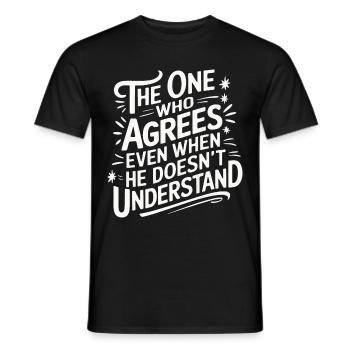 Ehemann Ehegatte Familie Hochzeit - Männer T-Shirt - Schwarz - Vorne - AI Model Male 178 light (178cm)
