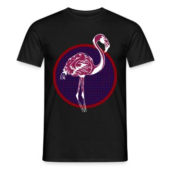 Flamant rouge - T-shirt homme - noir - Devant - AI Model Male 178 light (178cm)