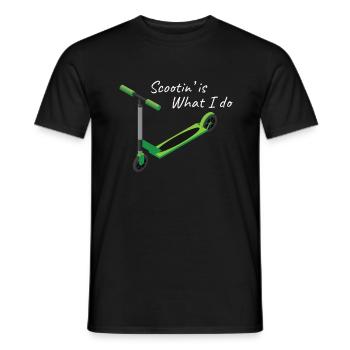 Scooter Riding Is What I Make Scooter Gift - Men's T-Shirt - black - Front - AI Model Male 178 light (178cm)