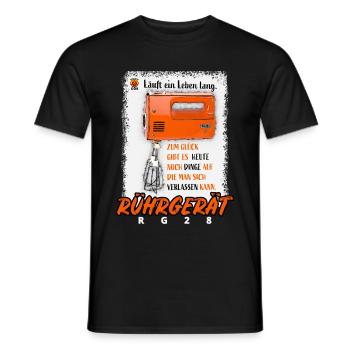 DDR Nostalgie Kult RG28 Hausfrau Geschenk - Männer T-Shirt - Schwarz - Vorne - AI Model Male 178 light (178cm)