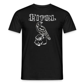 Eifel Greifvogel Bussard Falke shirt Geschenk bird - Männer T-Shirt - Schwarz - Vorne - AI Model Male 178 light (178cm)