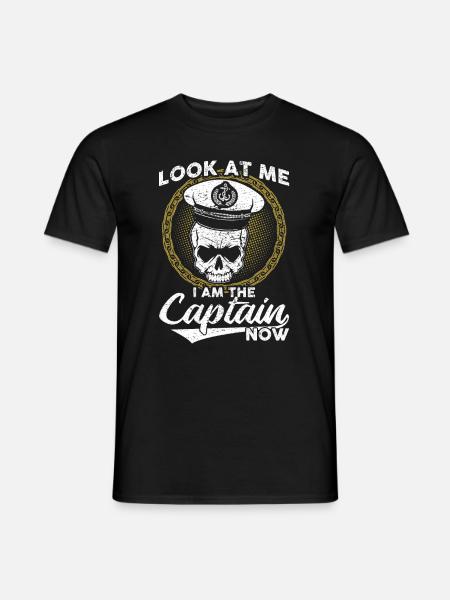 I am the captain now - Men's T-Shirt - black