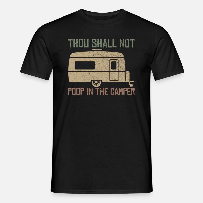 CAMPER - Männer T-Shirt - Schwarz