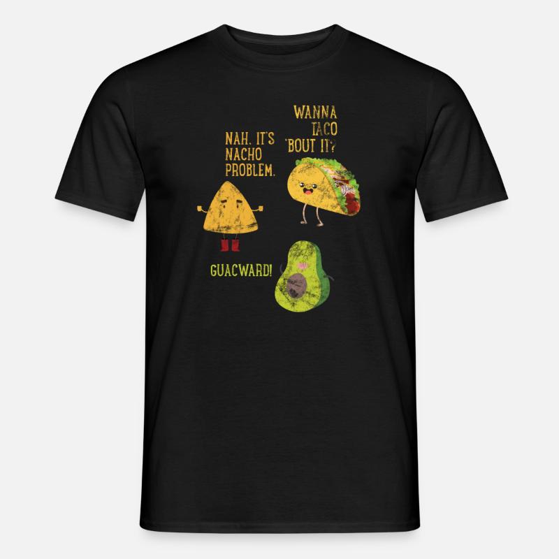 Tacos - Männer T-Shirt - Schwarz