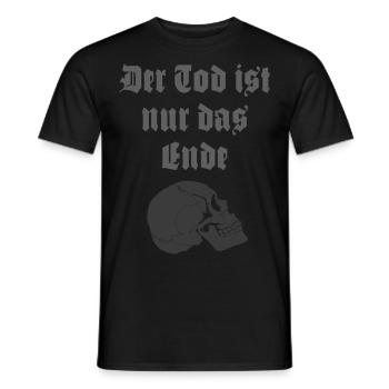 Mort - T-shirt homme - noir - Devant - AI Model Male 178 light (178cm)