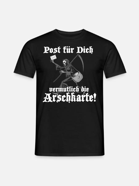 Post für Dich - Männer T-Shirt - Schwarz