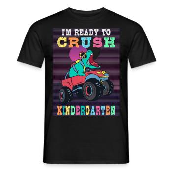 Bereit für den Kindergarten - Männer T-Shirt - Schwarz - Vorne - AI Model Male 178 light (178cm)