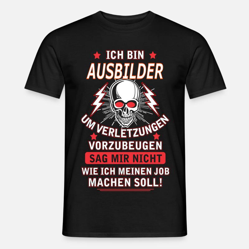 AUSBILDER - Männer T-Shirt - Schwarz