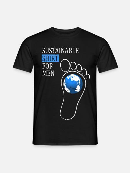 Sustainable shirt for men - Men's T-Shirt - black