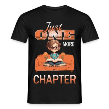 Children's Reading Club - Men's T-Shirt - black - Front - AI Model Male 178 light (178cm)