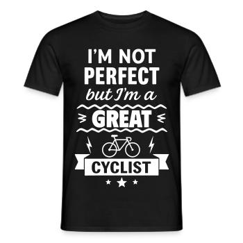 Super-Radfahrer - Männer T-Shirt - Schwarz - Vorne - AI Model Male 178 light (178cm)